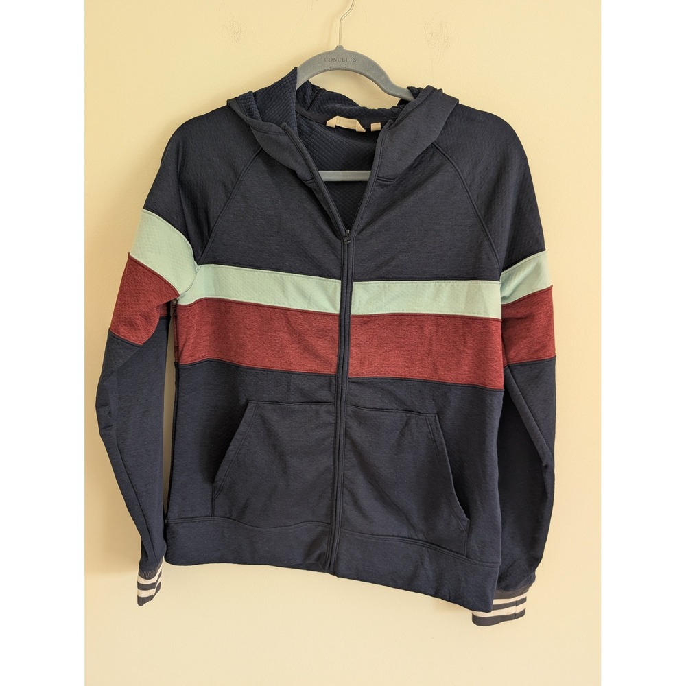 Cotopaxi Womens Bandera Full Zip Hoodie Small Hoodie Navy Blue Color block gorp